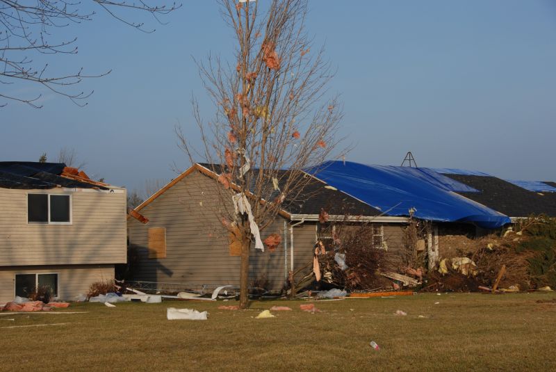 Storm Damage on Roof
